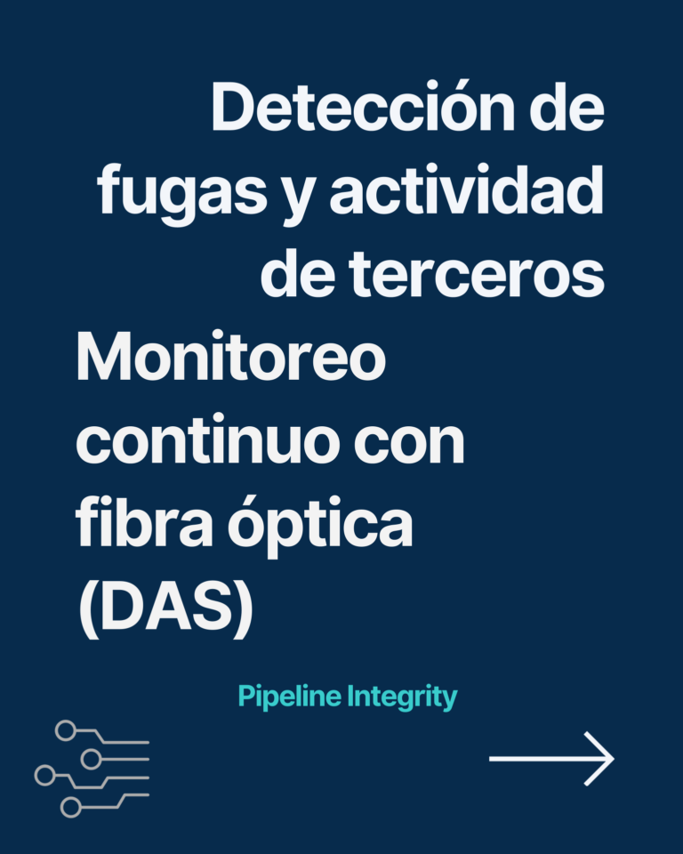 Detección de fugas y actividad de terceros con fibra óptica (DAS)