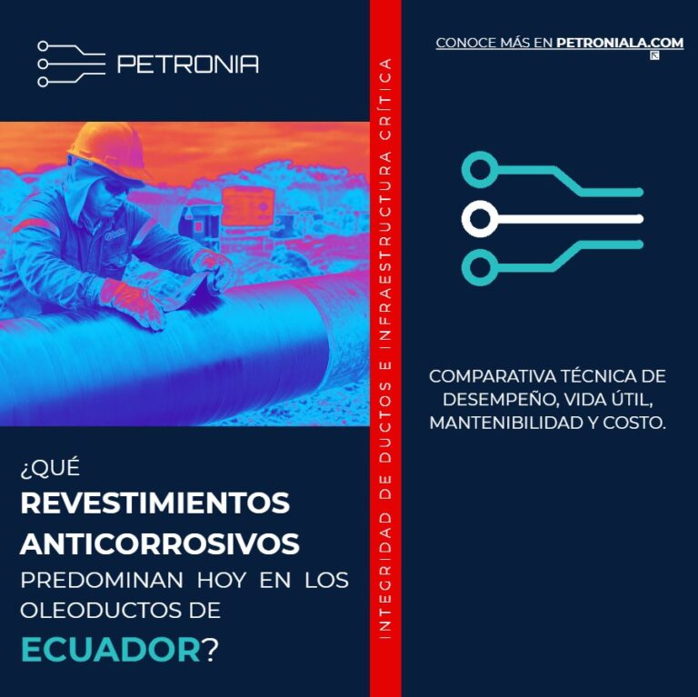 ¿Qué revestimientos anticorrosivos predominan en los oleoductos de Ecuador?